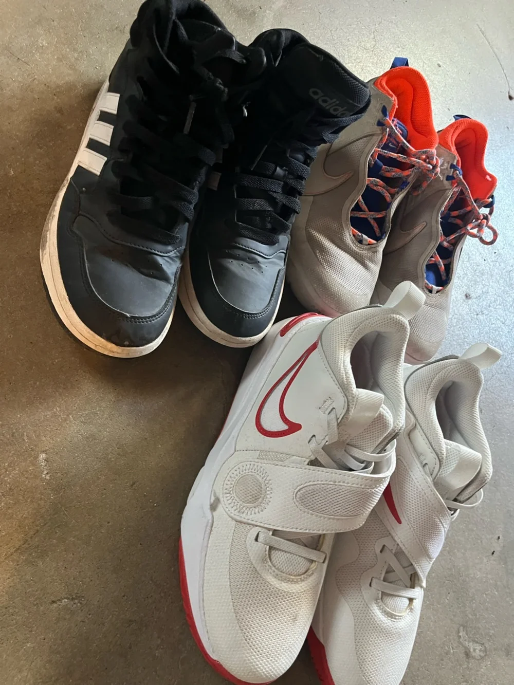 Nike youth adidas